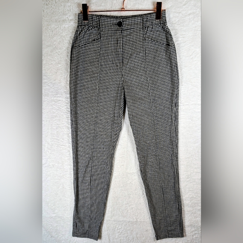 Urban Outfitters Black and‎ White Patterned Chinos